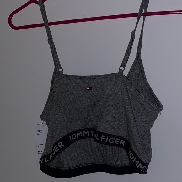 Tommy Hilfiger Gray Longline Scoop Bralette - Picture 4 of 4